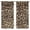 08leopard, variant on Rustic Western Curtains 42W x 63L Inch Rod Pocket Farmhouse Wooden Barnwood Country Bedroom Decor Vintage Retro Brown Wood Lodge Cabin Barn Door Living Room Window Drapes Fabric 2 Panels