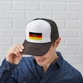 thumbnail image 5 of CafePress - German COA Flag - Adjustable Unisex Printed Trucker Hat with Mesh Back, 5 of 8