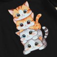 thumbnail image 5 of Okbabeha Kids Boy Girl Crew Neck Short Sleeve Cartoon Cat T Shirt Pullover Top Summer Basic Tees Casual Clothes 1-8Y, 5 of 7