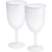 KitchenWorthy Freezer Goblets (16 Units Included) by KitchenWorthy