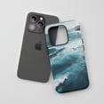 thumbnail image 3 of Ocean Waves Seascape For All iPhone Series Protective Phone Case Nature Landscape Blue Aqua, 3 of 7
