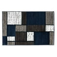 thumbnail image 3 of Rugshop Contemporary Modern Boxes Area Rug 2' x 3' Navy, 3 of 5