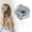 Silver, variant on Under $3 Artificial Rose Head Faux Rose Bloom Cloth For Diy Wreath Craft Base Wedding Bouquet Accent White (1Pc)