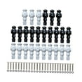 thumbnail image 4 of DimyFew 26 Pieces Table Soccer Men Repair Parts Football Machine Accessories Black White, 4 of 9