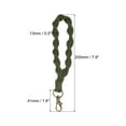 thumbnail image 2 of Unique Bargains Wrist Lanyard for Keys, Braided Twisted Keyring Hand Wrist Lanyards, Green, 2 of 5