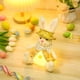 thumbnail image 5 of Decoraciones de Pascua, adornos de Pascua, regalos de Pascua, peluches de conejito, lindos peluches iluminados, regalo de cumpleaños de conejito de Pascua para niños, adornos de tela, 5 of 5