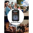 thumbnail image 4 of Bocina Bafle Bluetooth 8 Pulgadas Grande,Altavoces Speaker Inteligente con Microfono,5~8 Horas, Luz Led, Sonido Estéreo,Bafle Amplificado, 4 of 8