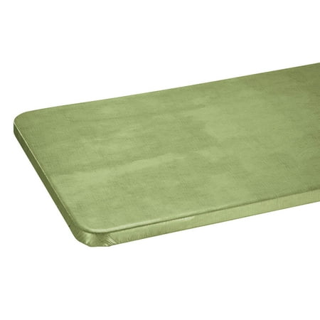 

Illusion Weave Vinyl Elasticized Banquet Table Cover by HSK - 48 x 24 Oblong