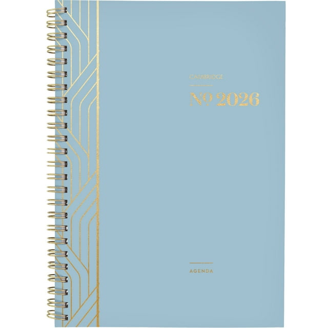 2026 Cambridge Workstyle Balance Aqua Small Weekly Planner