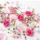 thumbnail image 3 of Nail Art 3D Rose Rhinestone Set, Gemas mixtas Flor metálica Adorno Perla Nail Art Decoraciones para Mujeres Niñas DIY Nail Art Design Craft Decoración Adepaton CPB-DE-LYY401-8, 3 of 5