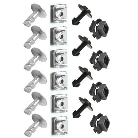 

Linyer 20 Pieces/Kit Under Engine for Gearbox Cover Screw Portable Removable Replacing Automobile Nut Replacement for B5 1998-2005