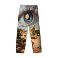 thumbnail image 3 of Fotbe Surreal Desert Eye Landscape Men's Pajama Pants,Sleepwear Pants,Pj Bottoms Drawstring And Pockets-X-Large, 3 of 7