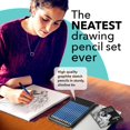 thumbnail image 2 of REJODA-12 Piece Graphite Drawing Pencils Set | For Adult Artists – Beginners and Advanced | Presented in Attractive, Compact, Sturdy Metal Case With Tutorial, 2 of 4
