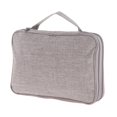 thumbnail image 1 of Correa de reloj portátil Bolsa de almacenamiento Correa de reloj Estuche de transporte de viaje Bolsa de nylon Gris Dual Jinwen Reloj Bolsas de almacenamiento de correa, 1 of 8