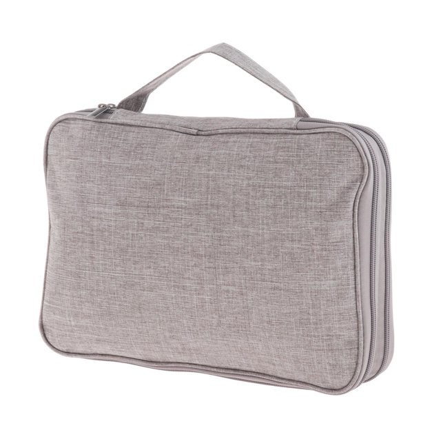 Correa de reloj portátil Bolsa de almacenamiento Correa de reloj Estuche de transporte de viaje Bolsa de nylon Gris Dual Jinwen Reloj Bolsas de almacenamiento de correa
