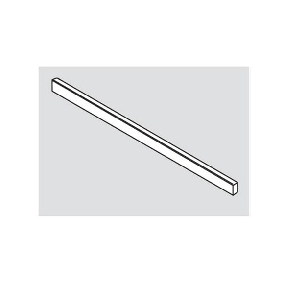 Blum BZR7.1080U SS Legra Cross Gallery Rail, Stainless Steel - 1080 mm