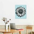thumbnail image 3 of GOSMITH Canvas Wall Art Print Sunflower Dahlia Decorative (Sunflower & Yellow) 16x20 in / 12x16 in 12x16 in, 3 of 5