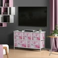 thumbnail image 4 of GGI International Dresser w/ 5 Drawers Furniture Storage Chest for Home, Bedroom Tie-Dye Pink, 4 of 9