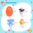 thumbnail image 5 of Fun Little Toys 12 PCs Easter Eggs Prefilled with Animal Finger Puppets, Easter Party Favors, Easter Basket Stuffers, Easter Egg Fillers, Goodie Bags Fillers, Classroom Prizes, 5 of 7