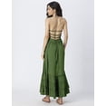 thumbnail image 4 of Moomaya Halter Neck Tiered Dress, Backless Style Maxi Beach Dress For Women, 4 of 9