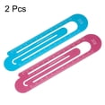 thumbnail image 3 of Straight Ruler 12cm Metric Bookmark Clip Ruler Blue & Red, 3 of 6