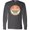 Charcoal Grey, variant on Inktastic Horseshoe Player Long Sleeve T-Shirt