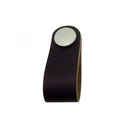Topumt 1pc Cabinet Handle Soft Pu Leather Dresser Drawer Door