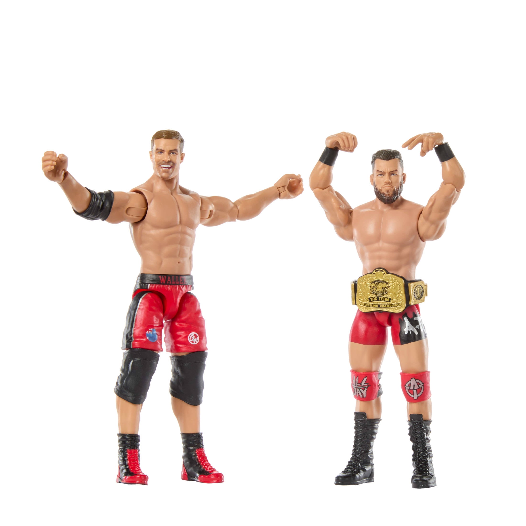 WWE Main Event Showdown Austin Theory & Grayson Waller Action Figures Set, Series #22, 6-inch