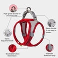 thumbnail image 3 of Dog Harness No Choke Over - Step in Adjustable Dog Harnes with Breathable Mesh and Quick-Release Buckle for Walking (Red) - S, 3 of 5