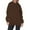 Brown, variant on MuXi Women's Oversized Letter Print Hoodie Soft Pullover Sweatshirt Casual Loose Fit Comfortable Daily Wear (Grey,M)