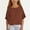 Coffee, variant on Cethrio Girls T Shirts Size 7-8 T, Summer Casual Cotton Linen Crewneck Short Sleeve Tops Pink