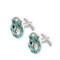 thumbnail image 2 of Snowman Stylish Stainless Steel Cufflinks Set for Men – for Dress Shirts and Suits – Ideal for Formal Events, 2 of 6