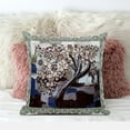 thumbnail image 3 of Tree Oil Duo Throw Pillow with Removable Cover in White Green Blue 20x20, 3 of 5
