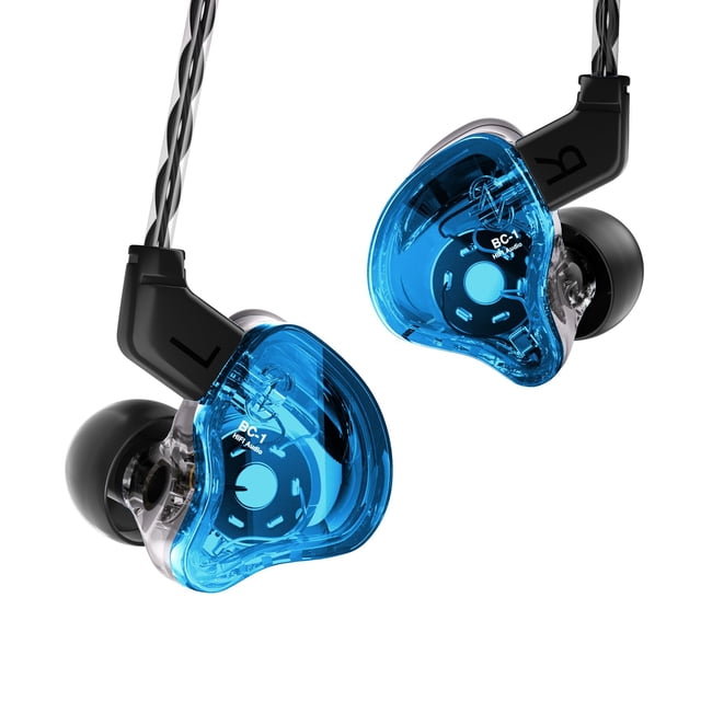 Auriculares YINYOO CCZ Melody Wired 1DD 1BA con controladores en azul