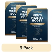 (3 pack) HealthA2Z Mens Vitamins and Testosterone Booster with Zinc, Vitality Boost for Prostate Health, 30 Capsules