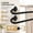 Matte Black, variant on Adjustable Bronze Wrap Around Curtain Rod 5/8 Inch, Blackout Curved Drapery Rod for Bedroom Kitchen, Room Darkening Window Curtain Rod 28-60