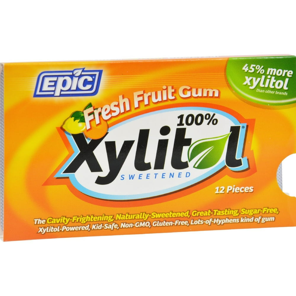 Epic Dental Xylitol Gum, 12 ea