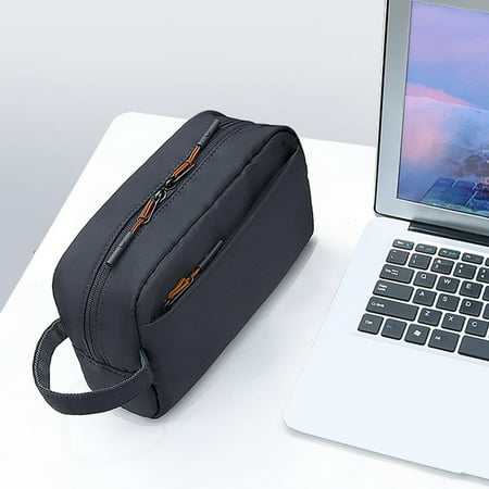 Digital Accessory Storage Bag Large Capacity Organizer Portable Water Resistant Multi Compartment Electronic Gadget Pouch for Travel and Daily Use