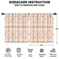thumbnail image 2 of Blackout Kids Curtains,Boho Bohemia Geometric Line Art Childrens Insulated Curtains Set Of 2,Bedroom Essentials,Toddler Room Decor 52"x63"(132x160cm), 2 of 4