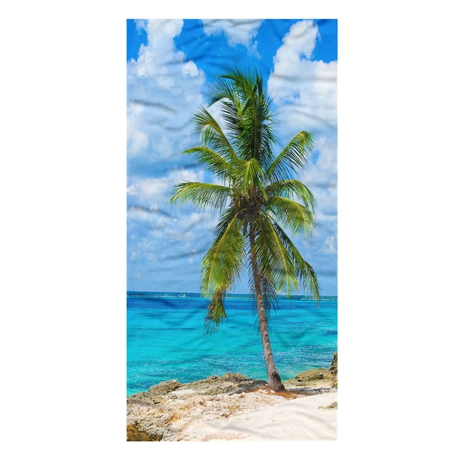 Microfiber Beach Towel, Sandproof Quick Dry Beach Blanket, Lightweight Travel Towel for Swimming, Camping & Pool, 30x60 Inch Multi-Purpose Mat
