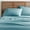 Aqua, variant on BENJM Lightweight Super Soft, Wrinkle-Free Luxury Microfiber 4 Piece Bed Sheet Set with 14-Inch Deep Pockets, King