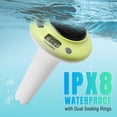 thumbnail image 4 of Raddy PT- Solar Pool Thermometer Floating Easy Read Spa Thermometer with Digital Display Solar Battery Powe for Swimming Pools Hot Tubs Ponds Aquariums Ice Baths (PT- TN), 4 of 7