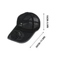 thumbnail image 2 of Summer Saving Clearance Solar Powered Fan Hat, Summer New Breathable Mesh Hat Solar Charging Fan Hat Sun Protection Hat, 2 of 7
