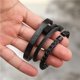 thumbnail image 3 of Pulsera para mujer, regalo para mujer, 3 piezas/juego, pulsera de acero de titanio con números romanos y hebilla de herradura para hombre., 3 of 5