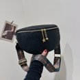 thumbnail image 2 of Bolso de hombro Retro a la moda para mujer bolso de cintura informal con cinturón bolso de viaje, 2 of 9
