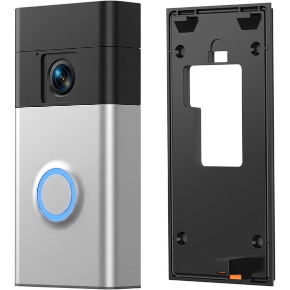 No Drilling Doorbell Mount for Battery Doorbell (2024 Release), Adhesive Camera Door Mount for Easy Door or Wall Use in Apartments, Rentals and Offices, Not for 2020/2021/2026 Release