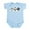 Sky Blue, variant on CafePress - Peace Love Cuba Infant Bodysuit - Baby Light Bodysuit, Size Newborn - 24 Months