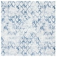 thumbnail image 2 of SAFAVIEH Amelia Roslyn Abstract Area Rug, Gray/Navy, 3' x 3' Square, 2 of 12