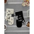 thumbnail image 3 of Oven Mitts Heat Proof Oven Gloves Pot Holder And Mitt For Cooking, Bbq, Baking, Ivory And Black, Cat And Chat Noir, Cat Lover, 3 of 4