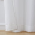 thumbnail image 2 of Mainstays Textured Solid Light Filtering Curtain Panels, Set of 4, White, 28"W x 84"L, 2 of 6